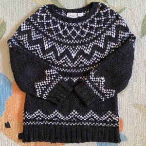 90s I Jones New York Sport I Fair Isle Sweater Knitted By Hand